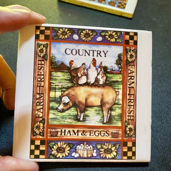 πLamosa Mexico Farm Animal Tiles - set of 4π₯ - Picture 4 of 9